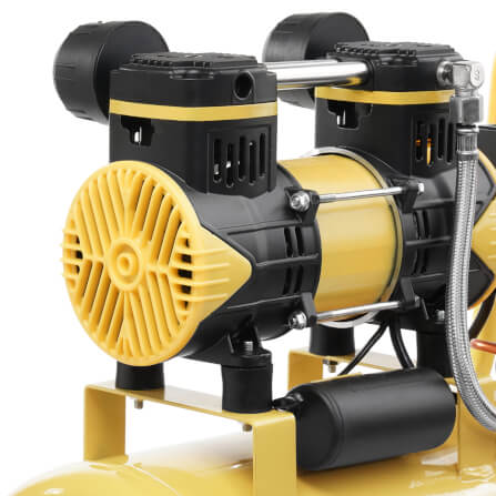 ปั๊มลม OIL FREE DELTON รุ่น FAC-30L 30 ลิตร 850 วัตต์ สีเหลือง_6